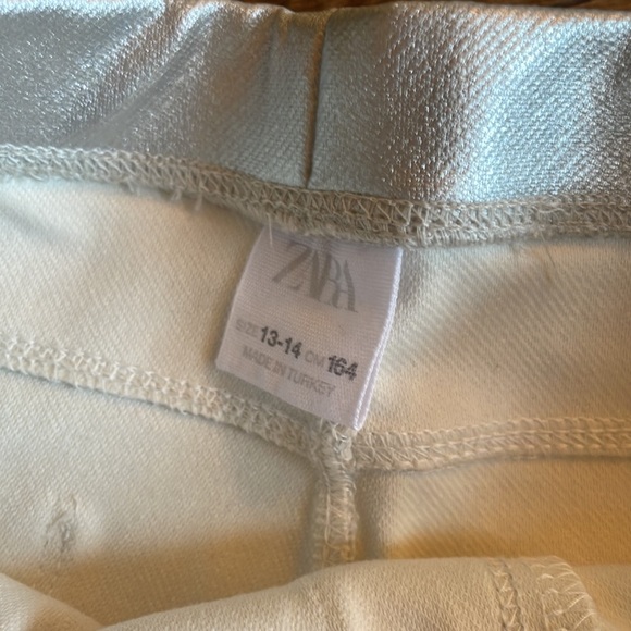 Size 13–14 Kids Zara Pants (lot of 2) - Picture 2 of 3
